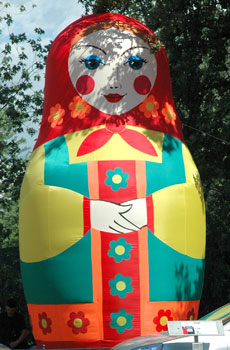 Russian nesting doll - the symbol of Russian Festival Matryoshka